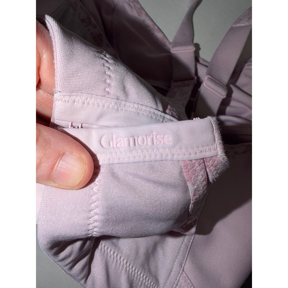 Glamorise Sport MagicLift High Impact Sports Bra 2 Pack Pink Grey 1066 40G - Picture 8 of 8